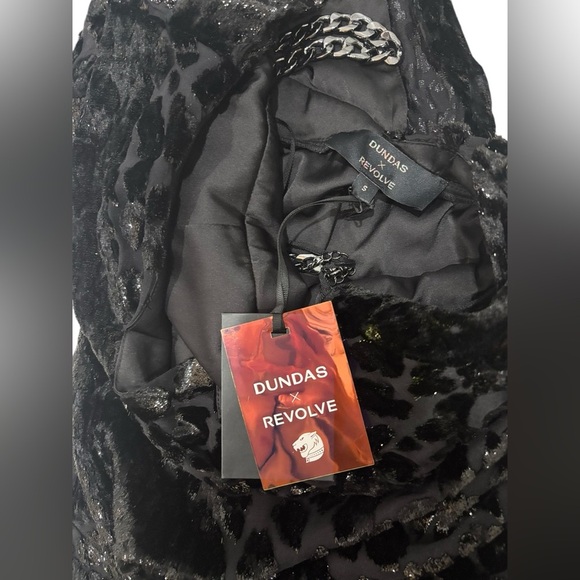 NEW! DUNDAS x REVOLVE Hendrix Midi Dress in Black Size Small - Picture 9 of 14